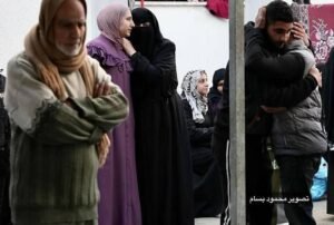 img_20240118_211718_4613506663796009647309-300x202 Palestinians bid farewell to their family members who were killed by Israeli air strikes that targeted a house in eastern Rafah, south of the Gaza Strip.