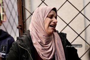 img_20240118_211718_899472913465344653442-300x200 Palestinians bid farewell to their family members who were killed by Israeli air strikes that targeted a house in eastern Rafah, south of the Gaza Strip.