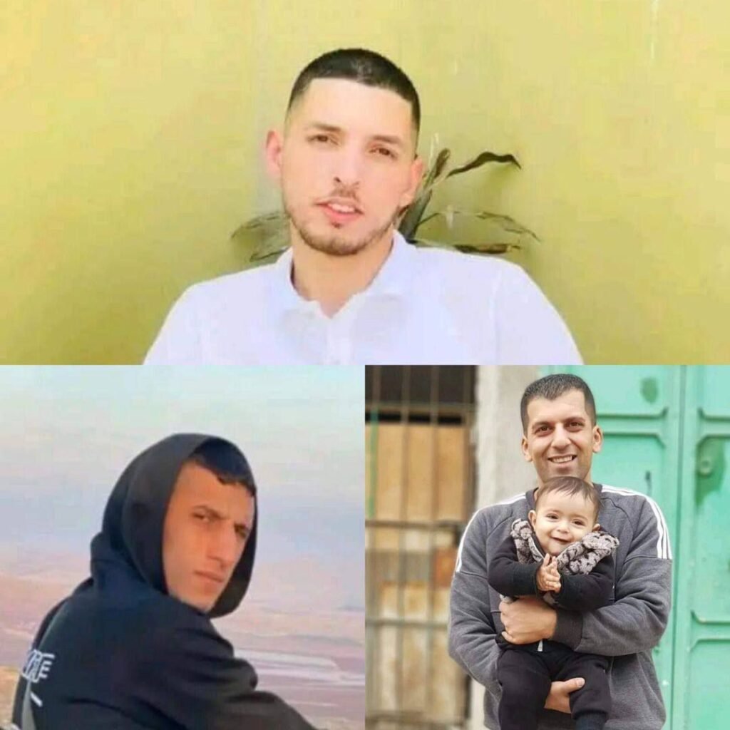 img_20240301_205922_9878574553773659296024-1024x1024 The three young men who were martyred by the occupation in Tubas and Al-Faraa camp at dawn today are:Ahmed Jamal Daraghmeh (26 years old), Muhammad Samih Bayadsa (32 years old), Osama Jabr Zalat (31 years old).