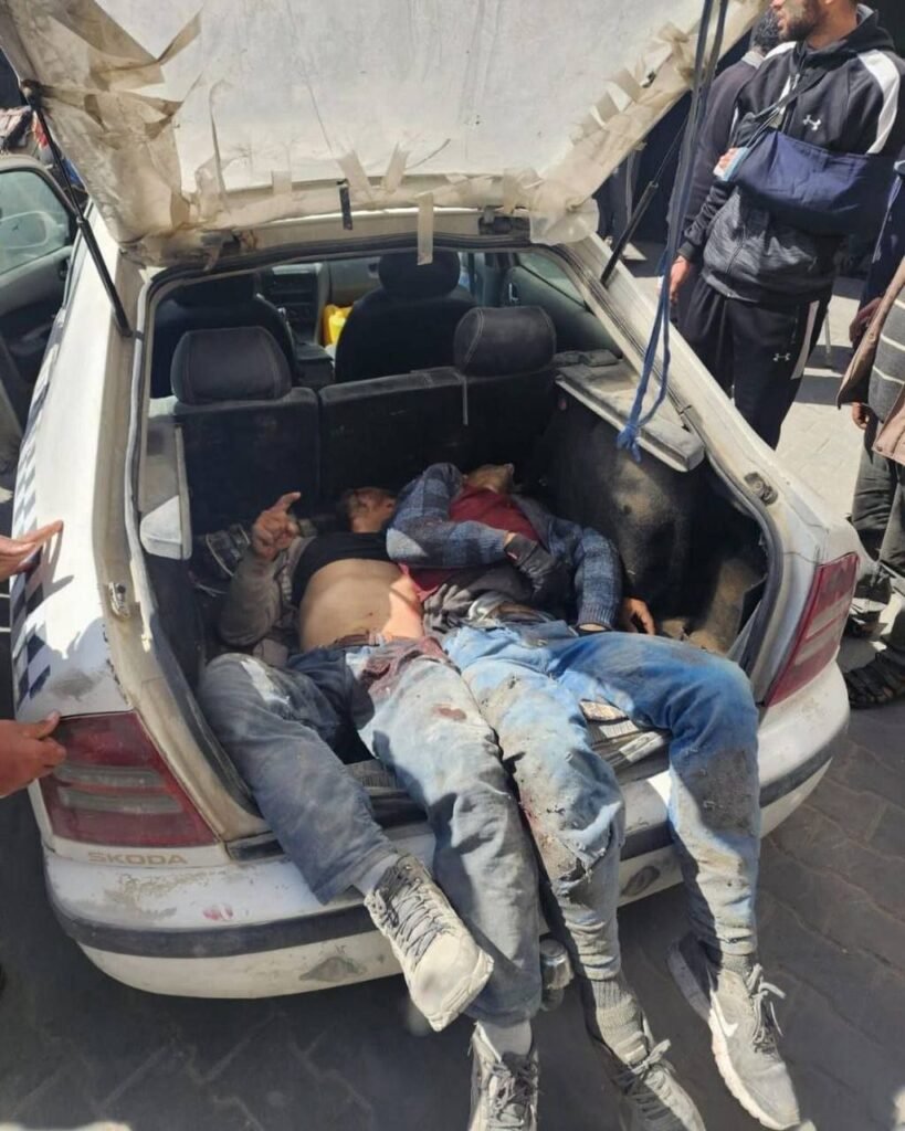 img_20240319_165052_4806792026011117091818-819x1024 Injuries and the bodies of martyrs are still arriving to the Shefa hospital following the attack by the occupation forces on Palestinians who were waiting for the humanitarian aids in the northern part of Gaza last night.