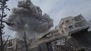 img_20240319_172504_9293454269270771178934-300x169 A number of Palestinians were killed by heavy Israeli air strikes in the vicinity of Shefa hospital and Al Jala street in Gaza city.