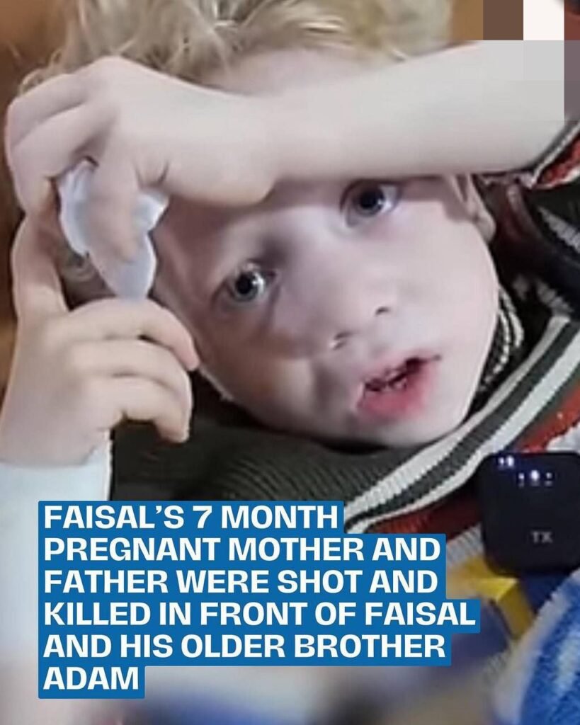 img_20240421_2126512270648733788983177-819x1024 Faisal Al Khaldi, a 5-year-old from Gaza, tragically witnessed the loss of his 7-month-pregnant mother and father when their home was bombarded by the Israeli army while they slept.