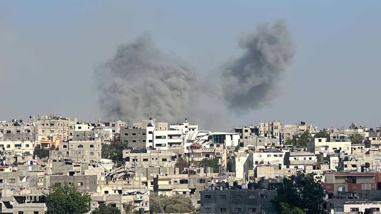 IMG_20240531_214625_535 Breaking | Israeli occupation aircraft launch multiple missiles on the eastern areas of Jabalia refugee camp in the northern Gaza Strip.