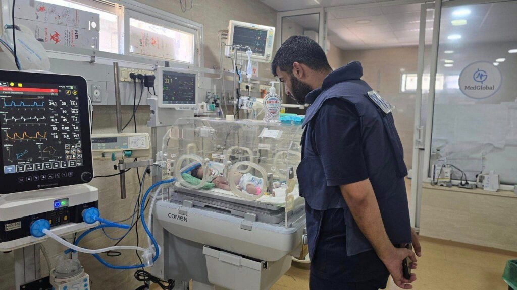 img_20240707_014318_0523328842580678902105-1024x576 Palestinian journalist Yousef Faris witnessed the death of a baby in Gaza's depleted hospital due to the Israeli occupation blockade.